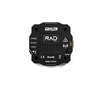 GEPRC RAD MINI 1W 5.8 G PitMode 25mW 200mW 500mW 1000mW Reguliuojamas FPV VTX Built-in Mikrofono 2-6S 20X20mm už FPV Ilgo Nuotolio