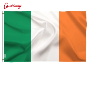 90 x 150cm Hibernian Airija Airijos vėliavos vėliavos banner šventės ženklas, aukštos kokybės vidaus ir lauko apdailos NN015