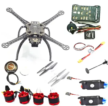 F450 / S500 500mm Quadcopter Frame kit +2212 920KV Brushless Variklis + 30A Simonk ESC + Pixhawk 2.4.8 +9450for FPV Lenktynių Drone