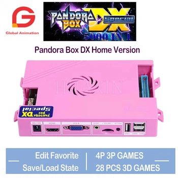 2022 Pandora Box DX Specialios Versijos 5000 1 arcade jamma valdybos vga cga HD crt gali pridėti FBA MAME PS1 SFC SNES FC MD 3d tekken