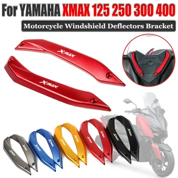 Už YAMAHA XMAX300 X-MAX XMAX 300 125 XMAX 250 400 2017-2019 Motociklo priekinio, galinio Stiklo Deflektoriai priekiniai Stiklai Laikiklis Nustatyti Raštas