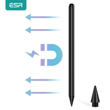 ESR iPad Pieštuku Stylus Pen Magnetinio Stylus Pieštuku iPad Air 4/iPad 8/iPad Pro 2020 Reaguoja Digital Stylus Pen Tablet