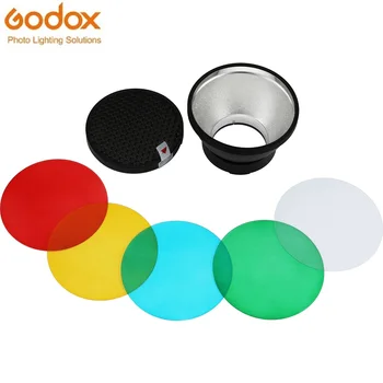 Godox AD-R14 Standartinis Reflektorius su Medaus ir 5 Spalvų Filtrų Laikiklis AD300Pro AD400Pro Lauko Flash