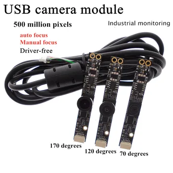 Su 1,5 m kabeliu 70 laipsnių 170 laipsnių 120 laipsnių Vairuotojas-nemokami auto focus USB Kameros Modulis 500W Pikselių 1080P Plataus Kampo Objektyvas