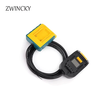 ZWINCKY Karšto ES prijunkite Bateriją ilgintuvas Priemonė Tinka Makita/Bosch /Milwaukee/DeWalt 18v ličio Baterijas ir įrankiai